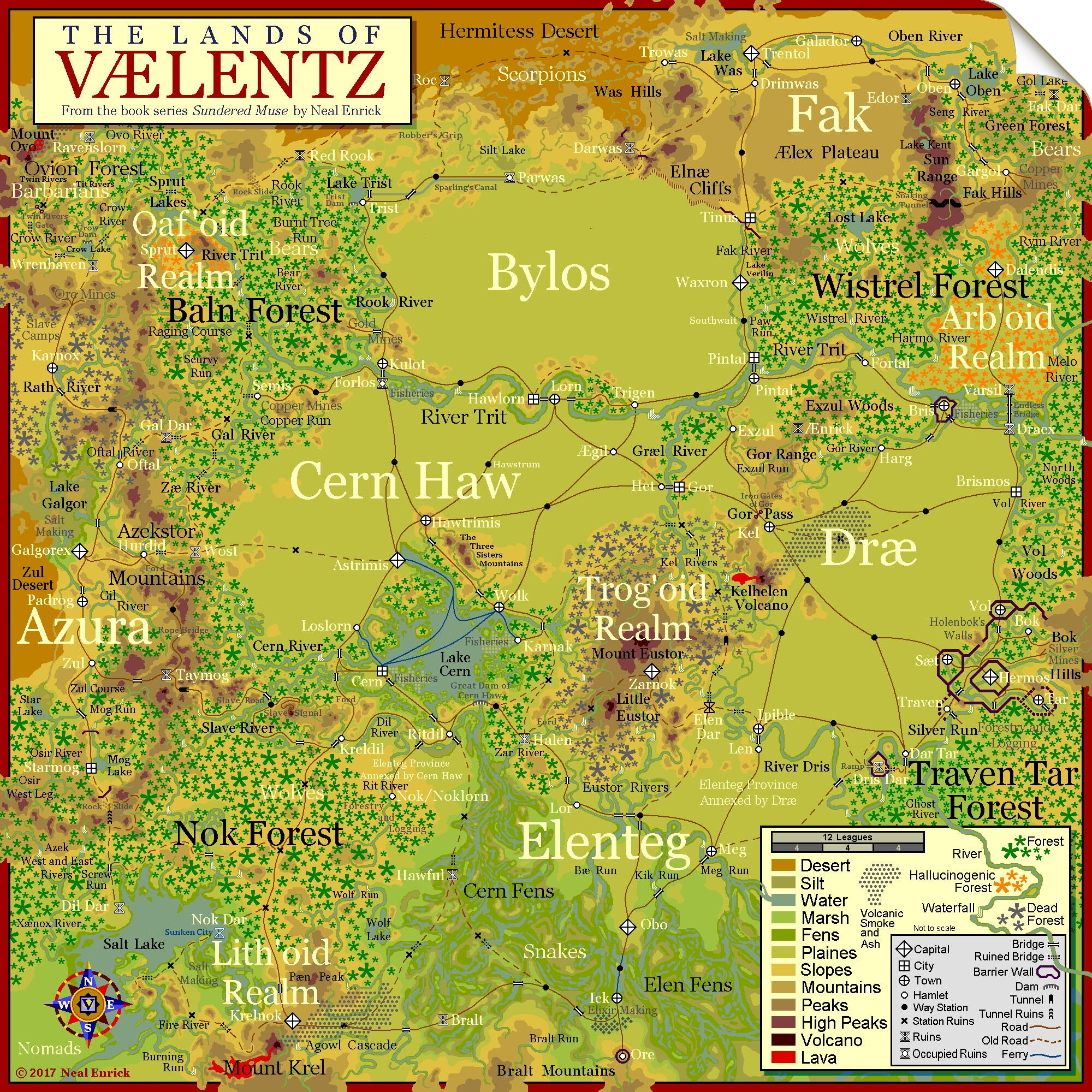 Fantasy World Map
